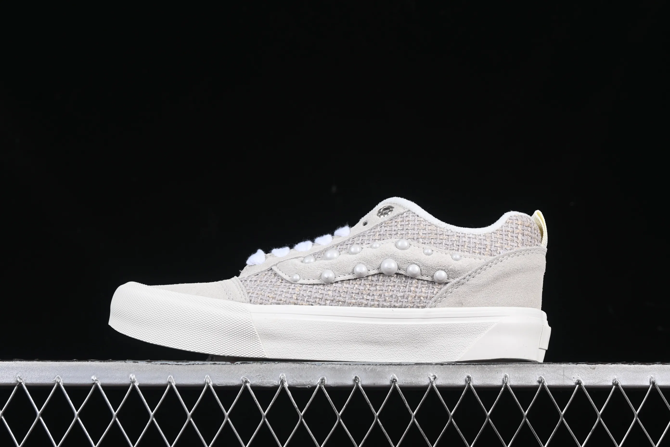 All categories Vans Vans series Vans Low Vans low-top Vans Knu Skool pearl white gray low-top casual sneakers VN0007QDBGE